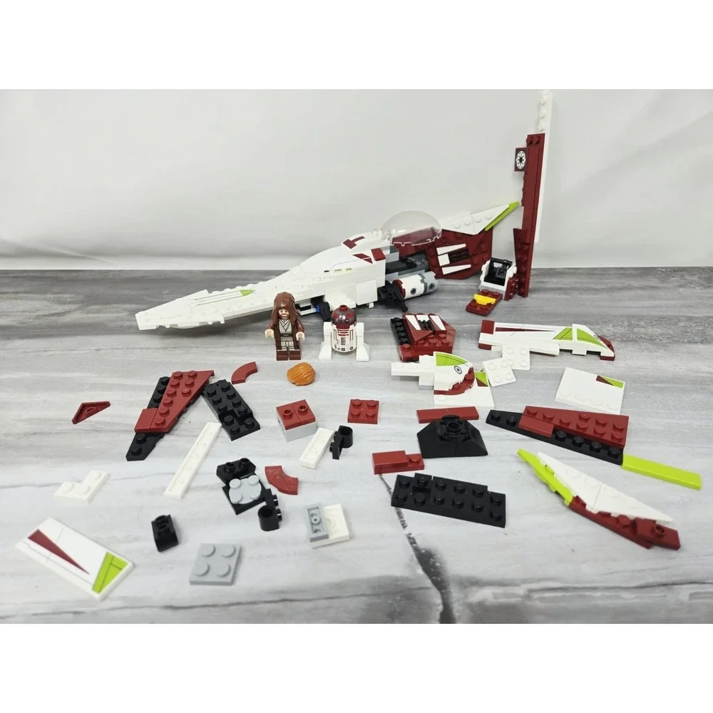 LEGO Star Wars: Obi-Wan Kenobi's Jedi Starfighter 75333 96% Complete w/Figs Read